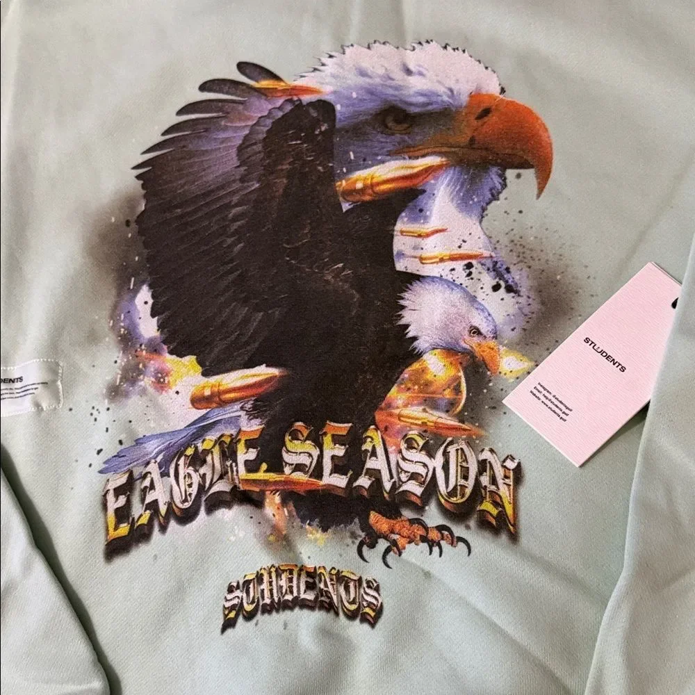 STUDENTS GOLF EAGLE SEASON CREWNECK PEAPOD